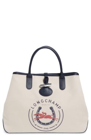 Longchamp Roseau 1948 Tote - Blue