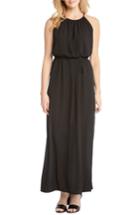 Women's Karen Kane Morgan Halter Maxi Dress - Black