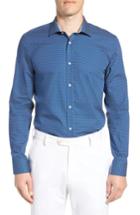 Men's Ted Baker London Loops Slim Fit Dress Shirt .5 - Blue
