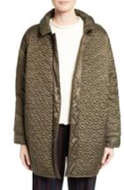 Women's See By Chloe Quilted Coat Us / 34 Fr - Green