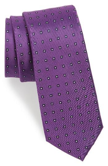 Men's Calibrate Descrete Geometric Silk Tie