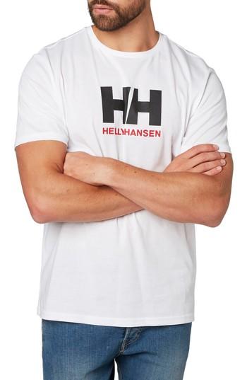 Men's Helly Hansen Logo Cotton T-shirt - White