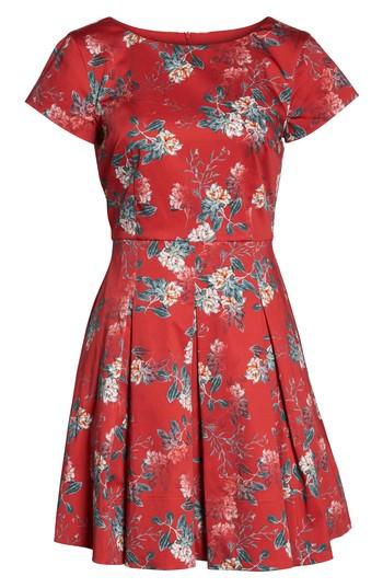 Women's French Connection Kioa Fit & Flare Dress - Red