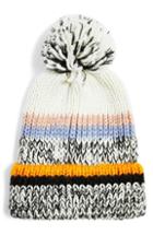 Women's Topshop Colorblock Stripe Knit Beanie -