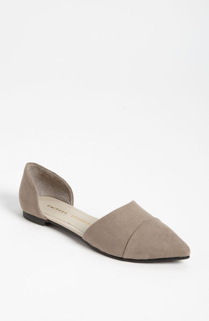 Women's Chinese Laundry 'easy Does It' Flat M - Beige