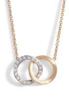Women's Marco Bicego Delicati Pave Diamond Pendant Necklace