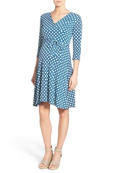 Women's Leota Faux Wrap Maternity Dress