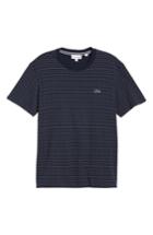 Men's Lacoste Dotted Stripe T-shirt (m) - Blue