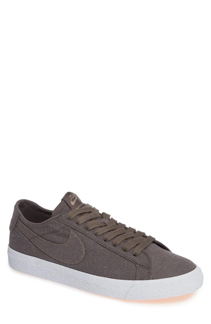 Men's Nike Sb Zoom Blazer Canvas Decon Skateboarding Sneaker .5 M - Brown