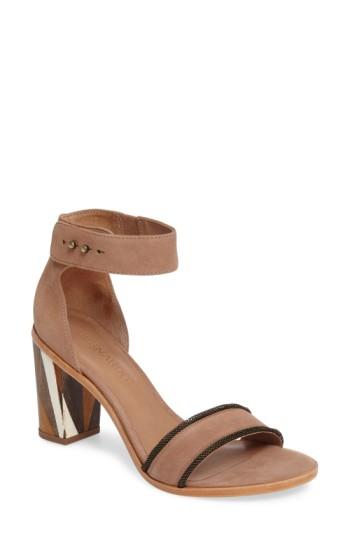 Women's Bernardo Hayden Ankle Strap Sandal M - Brown