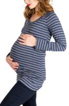 Women's Nom Maternity Phoebe Maternity Top - Grey