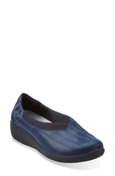 Women's Clarks 'sillian - Jetay' Flat W - Blue
