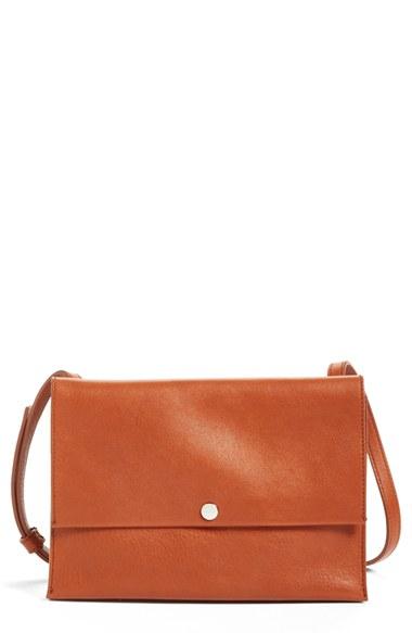Shinola Crossbody Leather Bag - Red