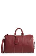 Sole Society 'cassidy' Faux Leather Duffel Bag - Red