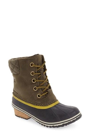 Women's Sorel Slimpack Ii Waterproof Boot M - Green