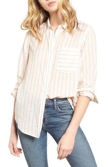 Women's Current/elliott The Boyfriend Shirt - Ivory