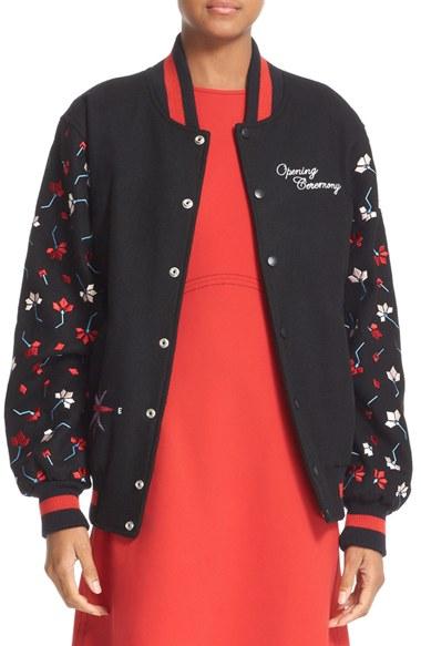Women's Opening Ceremony Embroidered Varsity Jacket