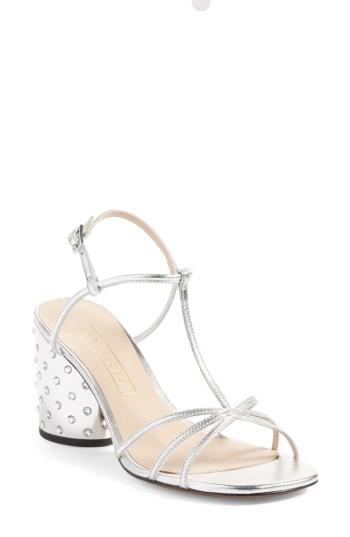 Women's Marc Jacobs Sheena Sandal Eu - Metallic