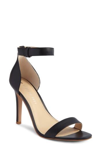 Women's Shoes Of Prey Ankle Strap Sandal .5 B - Black
