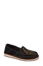 Women's Ariat Cruiser Woven Loafer .5 M - Black