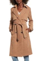 Women's Evidnt Double-breasted Trench Coat - Beige