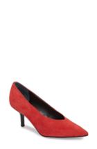 Women's Marc Fisher D Dallon Kitten Heel Pump, Size 5 M - Red