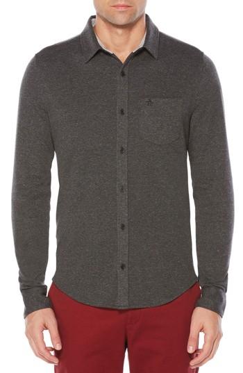 Men's Original Penguin Nep Shirt - Grey