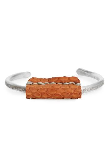 Men's Cause & Effect Hammer Sterling Silver Cuff Bracelet