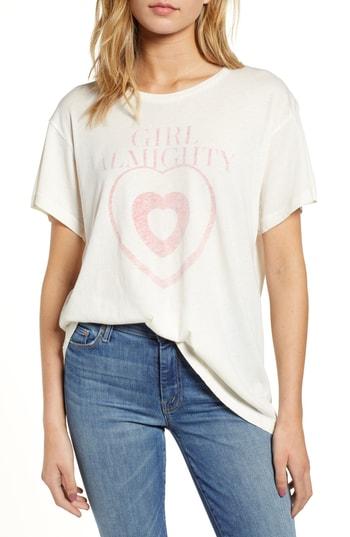 Women's Wildfox Girl Almighty Manchester Tee - White