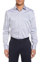 Men's Duchamp Trim Fit Solid Dress Shirt .5 - 34/35 - Grey