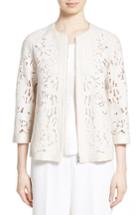 Women's Lafayette 148 New York Hadara Embroidered Cutout Jacket