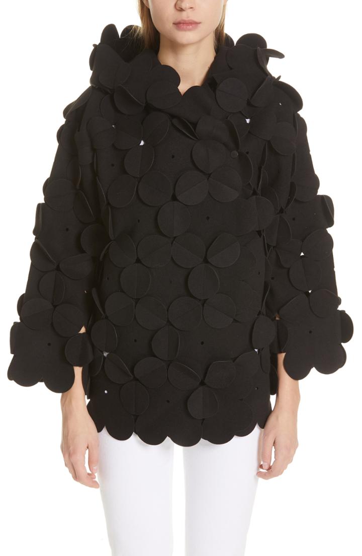 Women's Paskal Applique Hooded Jacket - Black