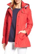 Women's Barbour Trevose Waterproof Hooded Jacket Us / 14 Uk - Red