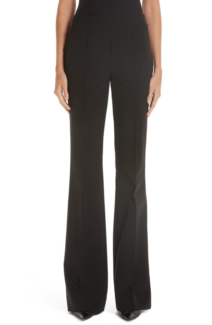 Women's Jason Wu Stretch Scuba Bootcut Trousers - Black