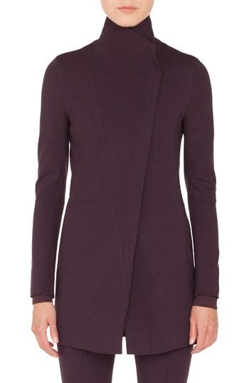 Women's Akris Punto Long Moto Jacket