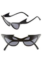 Women's Adam Selman X Le Specs The Prowler 53mm Sunglasses - Black