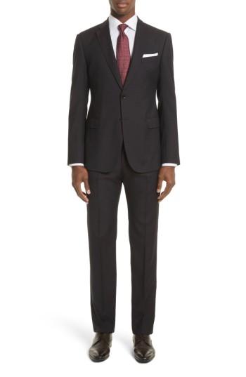 Men's Emporio Armani Trim Fit Solid Wool Suit