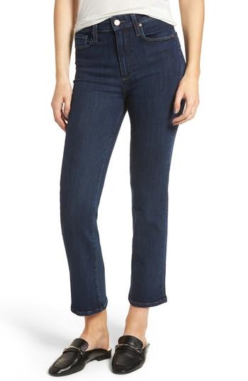 Women's Paige Margot High Waist Ankle Straight Jeans - Blue