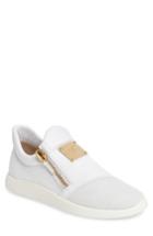 Men's Giuseppe Zanotti Zip Slip-on Eu - White