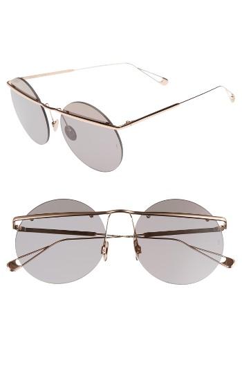Women's Sunday Somewhere Minggu 57mm Round Rimless Sunglasses - Mushroom