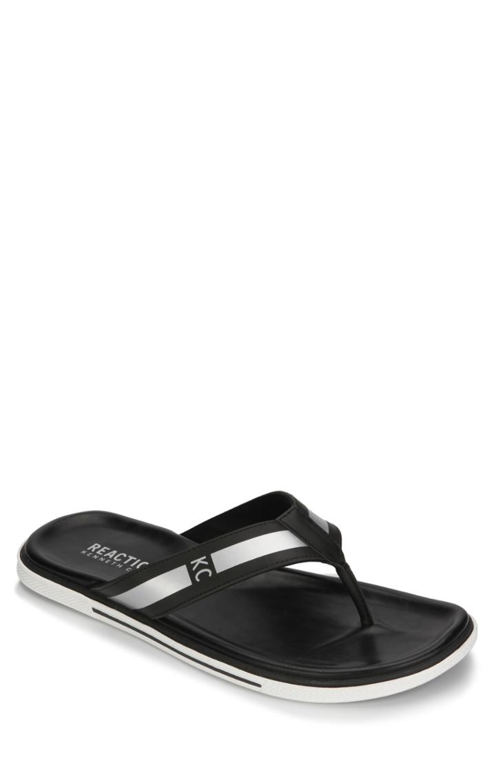Men's Reaction Kenneth Cole Beach Flip Flop M - Black