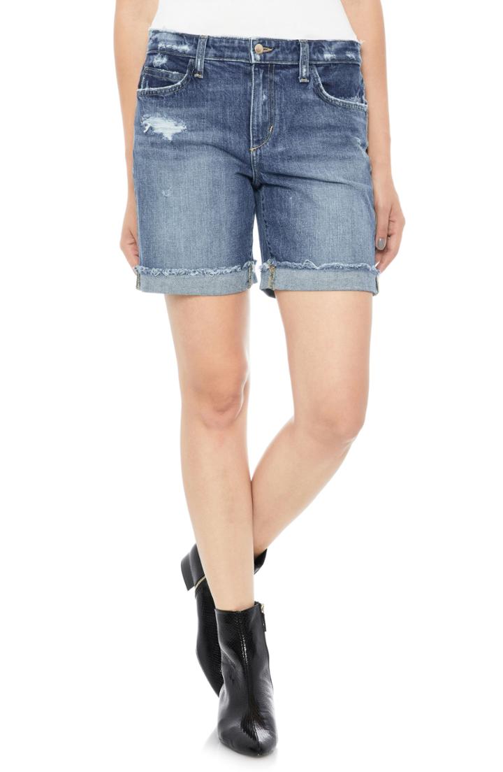 Women's Joe's Cuff Denim Bermuda Shorts