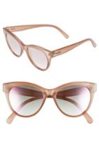 Women's D'blanc Felicity 54mm Cat Eye Sunglasses - Quartz/ Rose Flash