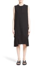 Women's Y's By Yohji Yamamoto Side Pleat Pocket Dress