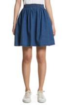 Women's The Great Court Denim Skirt - Blue
