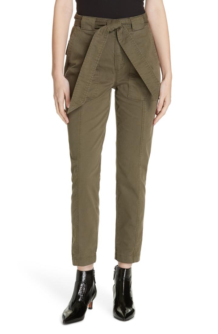 Women's La Vie Rebecca Taylor Patrice Tapered Ankle Pants - Green