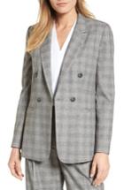 Women's Emerson Rose Check Plaid Suit Jacket - Grey