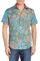 Men's Robert Graham The Prism Limited Edition Classic Fit Sport Shirt - Blue