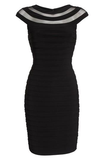 Women's Adrianna Papell Banded Jersey Sheath Dress - Black