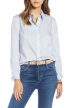 Women's 1901 Stretch Poplin Shirt - Blue